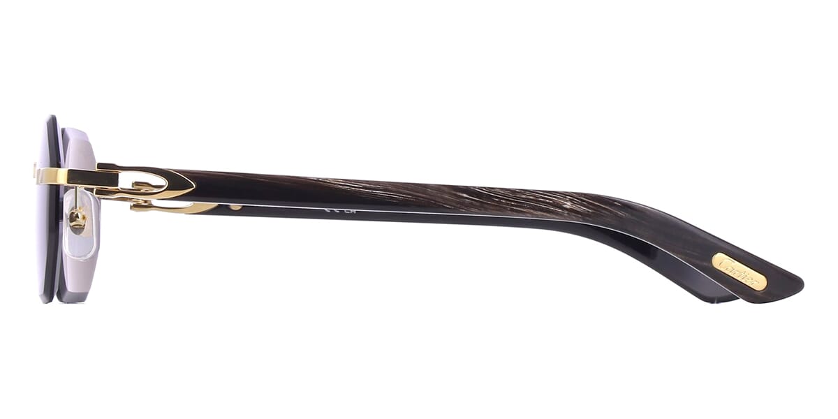 Cartier Buffalo Horn CT0439S 001 0JW Sunglasses