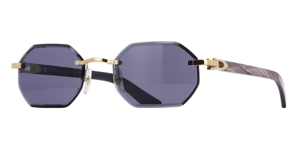 Cartier Buffalo Horn CT0439S 001 4K7 Sunglasses