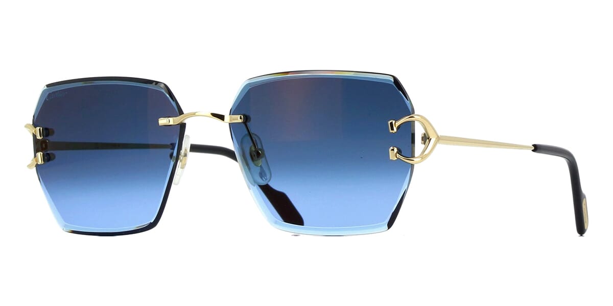 Cartier CT0466S 002 Sunglasses Gold