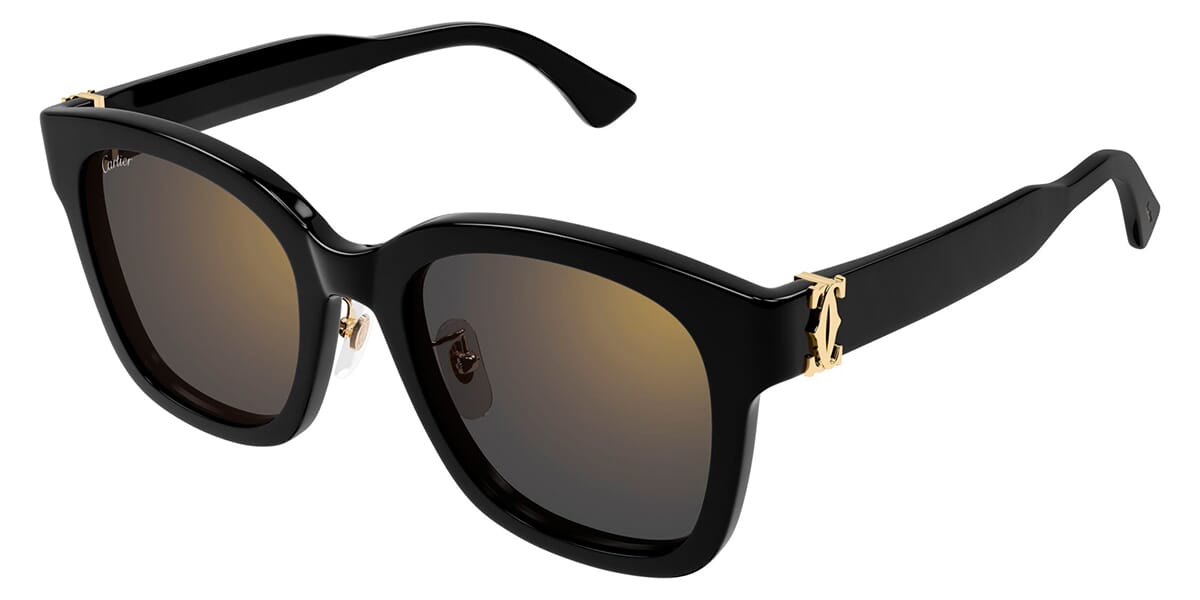 Cartier ブラック サングラス Cartier CT0536S 001 Sunglasses in black - luxury Eyewear made in