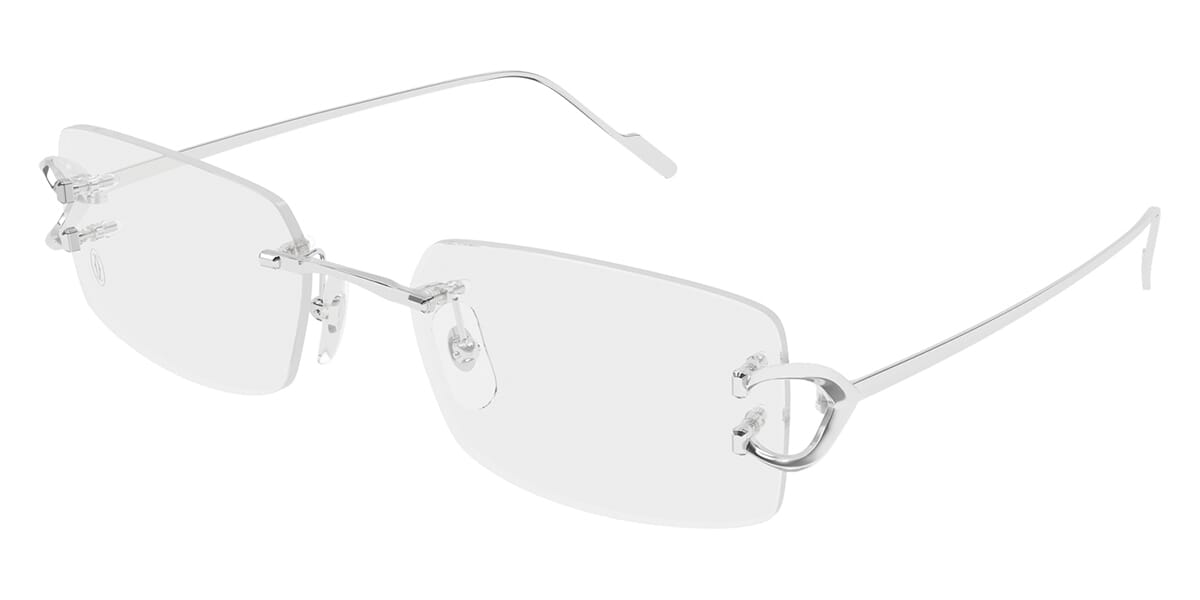 Cartier　眼鏡 Cartier Eyewear カルティエ・アイウェア スクエア眼鏡フレーム 18K