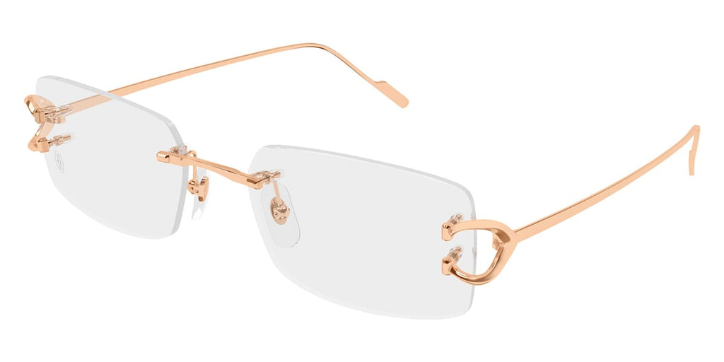 Cartier Piccadilly CT0605O 003 Solid 18k Gold Glasses