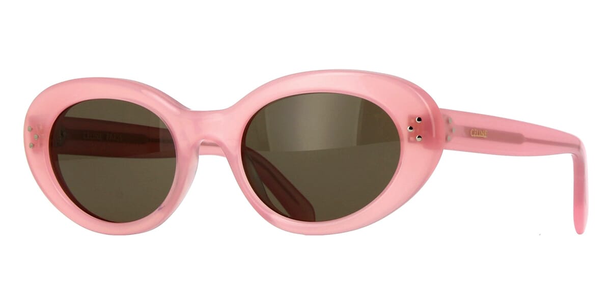 Celine Oval Sunglasses Pink Triomphe Oval Sunglasses, 52mm Pink