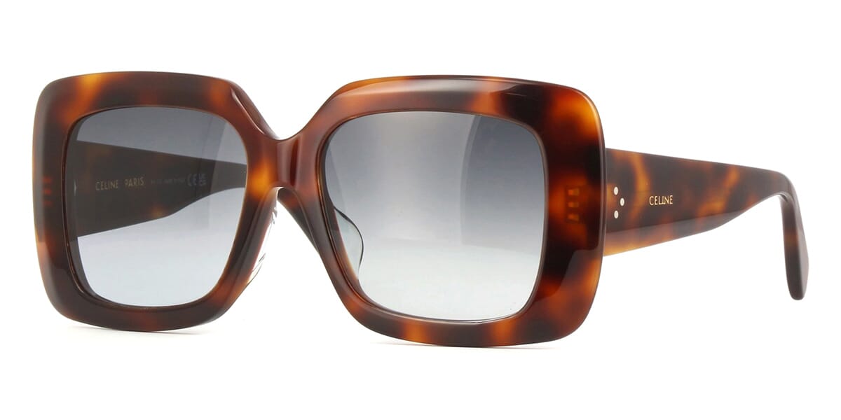 Celine tortoiseshell outlet square sunglasses