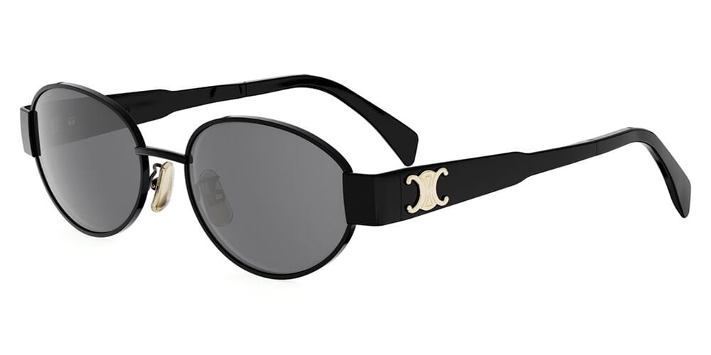 Celine Metal Triomphe CL40235U 01A Sunglasses