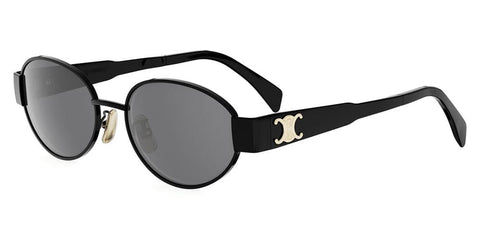 Celine Metal Triomphe CL40235U 01A Sunglasses