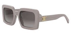 Celine CL40304U 52A 56 Acetate Shiny Havana Gray Sunglasses CL40304U Celine CL40304U L (56 - 23) with Grey lenses and Tortoise  main image 3