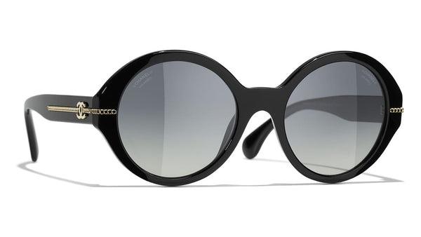 Chanel Oversized Round Sunglasses 4251-J Black Metal ref.802765 - Joli  Closet
