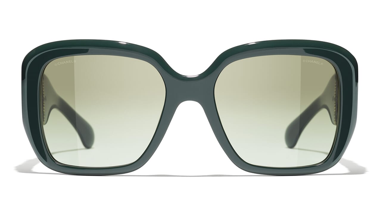 Chanel - Butterfly Sunglasses - Green Tortoise Brown - Chanel Eyewear -  Avvenice