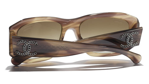 CHANEL 5554 1416/T5 Sunglasses