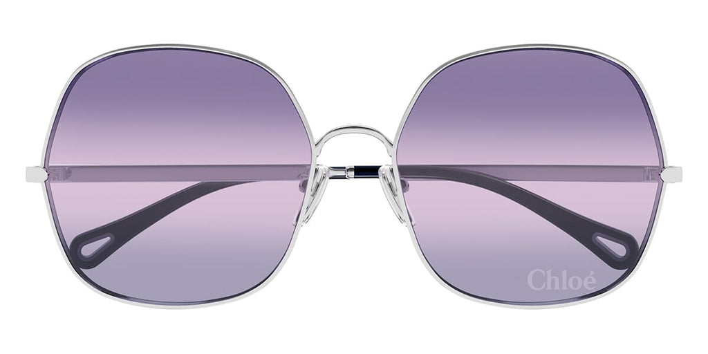 Chloe Purple Oversized Sunglasses with Gradient Lenses Aly oversized sunglasses in purple - Chloe | Mytheresa main image 2