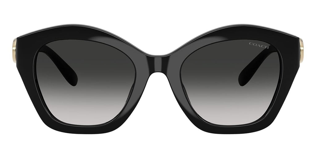Coach Black Cat-Eye Sunglasses with Gradient Lenses Sunglasses Coach HC8362U CH563 - Mia Burton main image 4