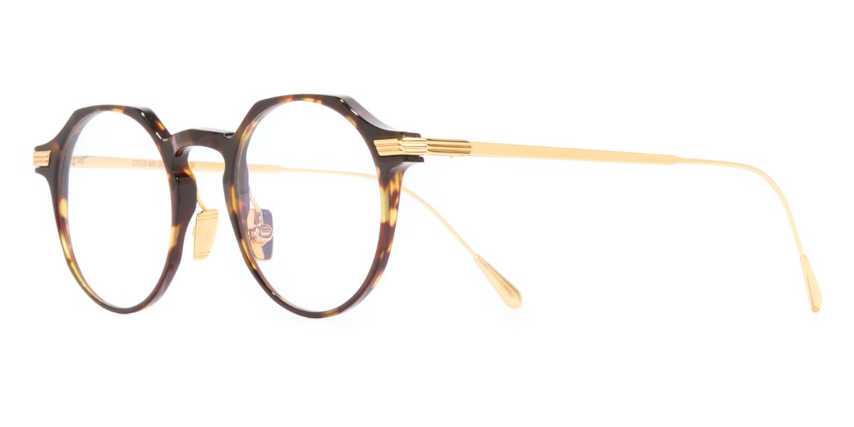Cutler and Gross 0008 02 Havana with 24kt Gold