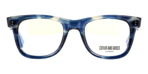 Cutler and Gross 9101 05 Smokey Blue Glasses