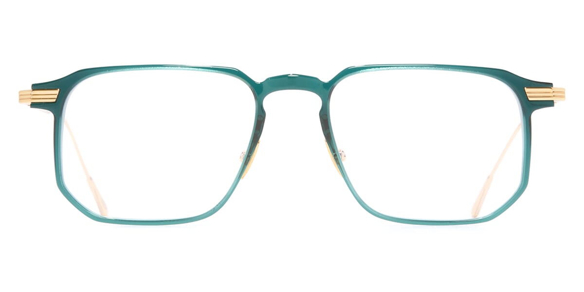 Cutler and Gross Aurum 0007 03 Green 24kt Gold Glasses