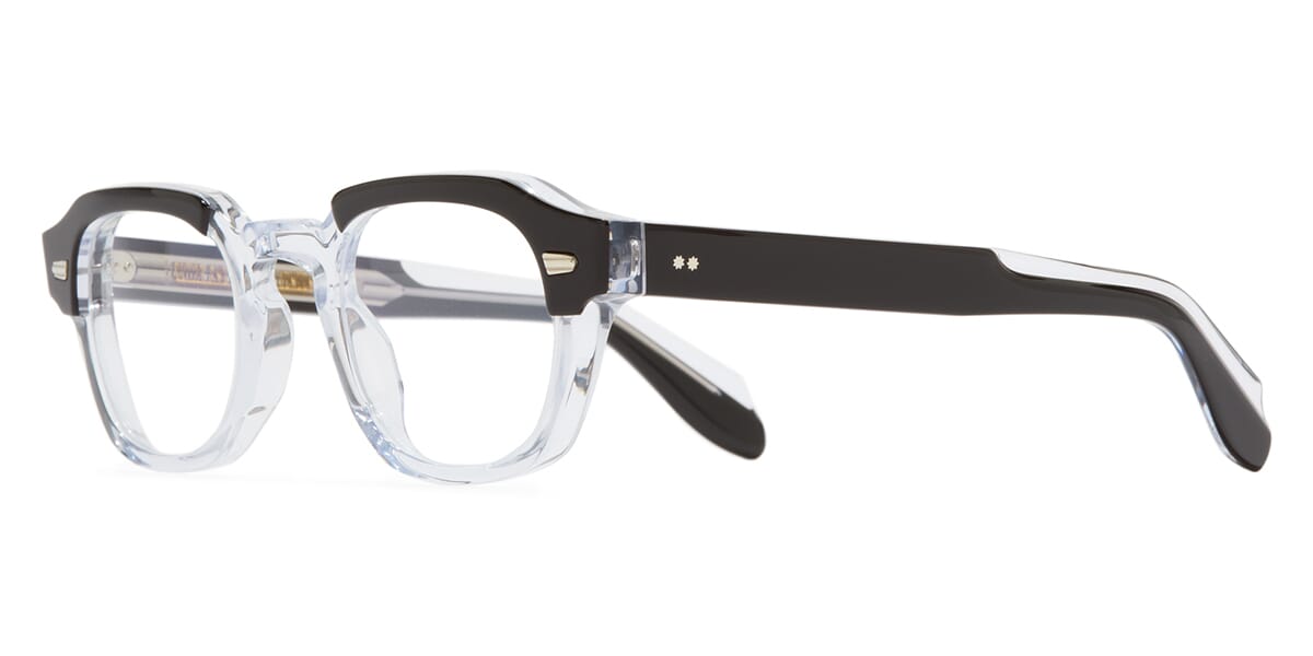 Cutler and Gross 1420 01 Black On Crystal Glasses