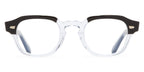 Cutler and Gross 1420 01 Black On Crystal Glasses