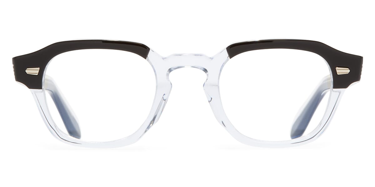 Cutler and Gross 1420 01 Black On Crystal Glasses