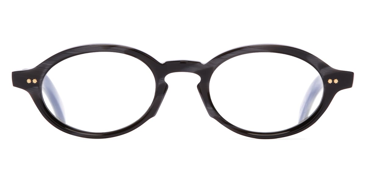 Cutler and Gross Graham GR13 01 Black Horn Glasses