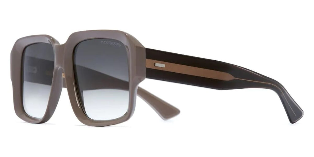 Cutler and Gross Sun 1388 06 Shiny Mud Brown Sunglasses