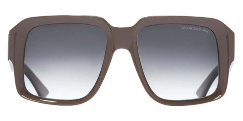 Cutler and Gross Sun 1388 06 Shiny Mud Brown Sunglasses