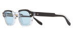 Cutler and Gross Sun 1420 01 Black On Crystal Sunglasses