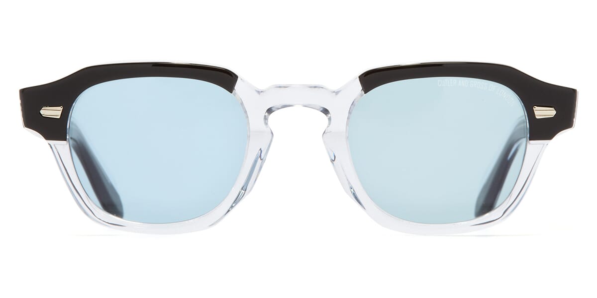Cutler and Gross Sun 1420 01 Black On Crystal Sunglasses