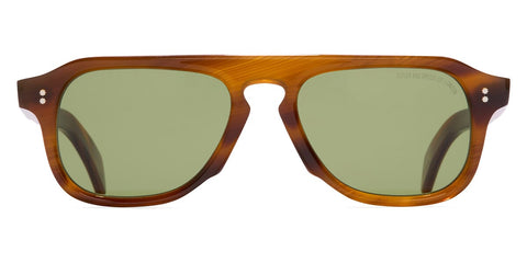 Cutler and Gross Sun Graham CGSN GR14 02 Mustard Horn Sunglasses