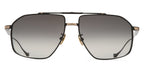 Cutler and Gross Sun Kensington 1424 01 Black Gold Sunglasses