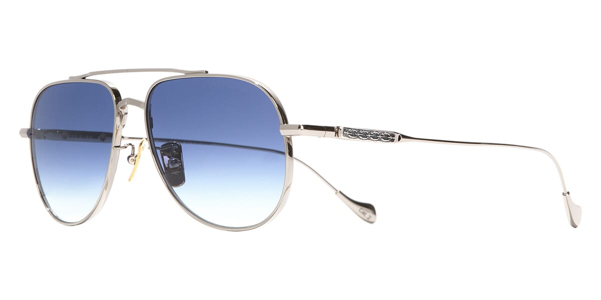Cutler and Gross Sun x The Great Frog Idol 018 02 Limited Edition Silver Bones Sunglasses