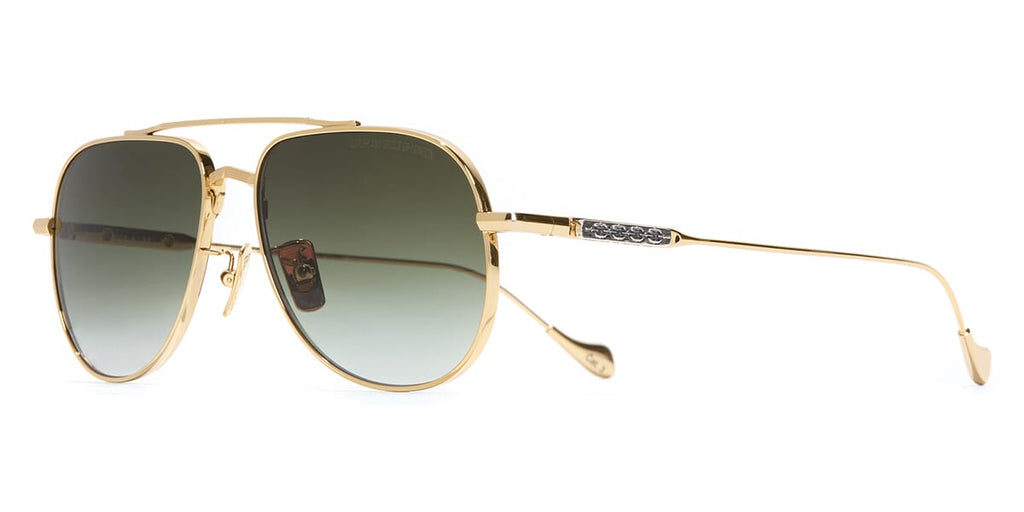 Cutler and Gross Sun x The Great Frog Idol 018 03 Limited Edition Gold with Bones Sunglasses