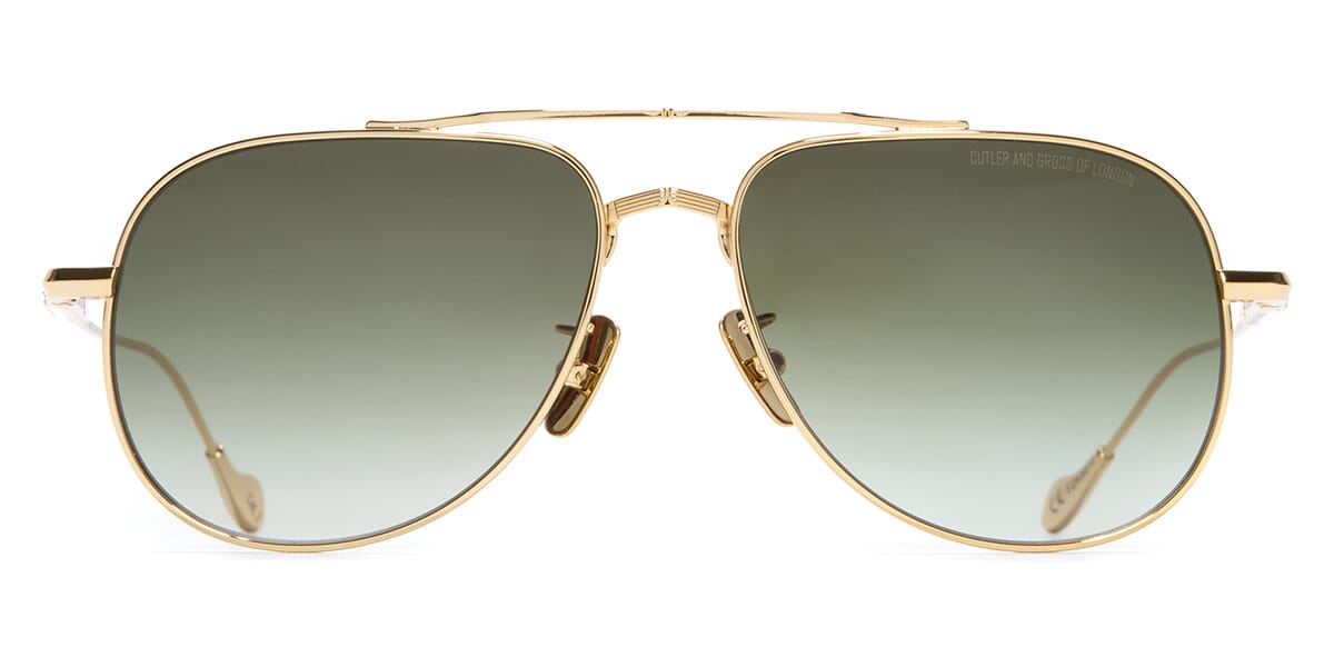 Cutler and Gross Sun x The Great Frog Idol 018 03 Limited Edition Gold with Bones Sunglasses
