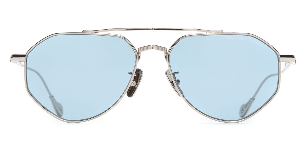 Cutler and Gross Sun x The Great Frog Lynott 017 02 Silver with Bones Sunglasses