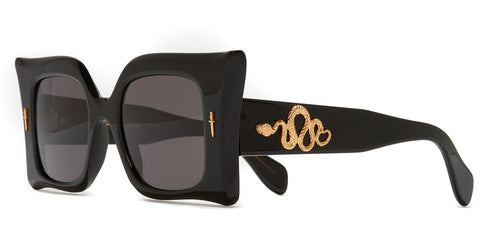 Cutler and Gross Sun x The Great Frog Medusa Limited Edition GFLE011 01 Black with Gold Snake Sunglasses