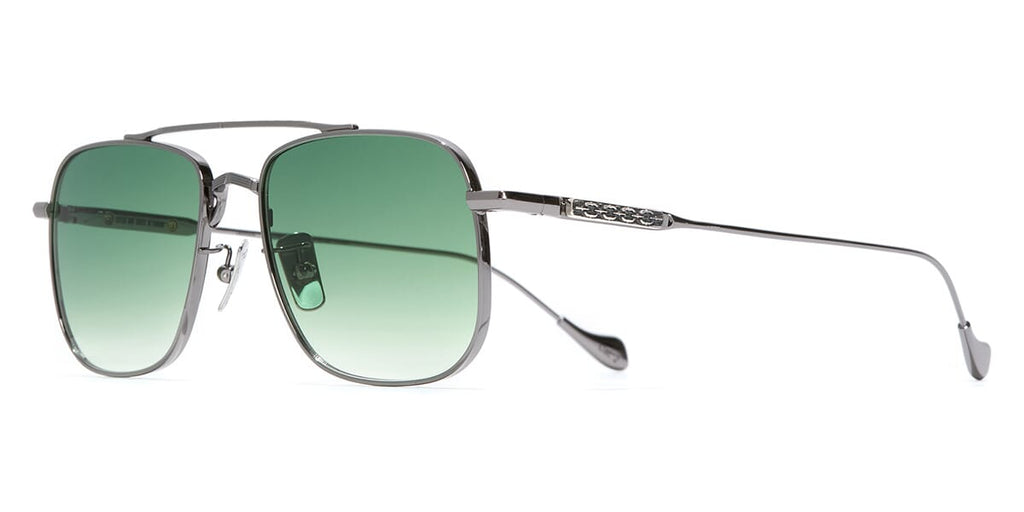 Cutler and Gross Sun x The Great Frog Richards 019 03 Limited Edition Gun Metal with Bones Sunglasses