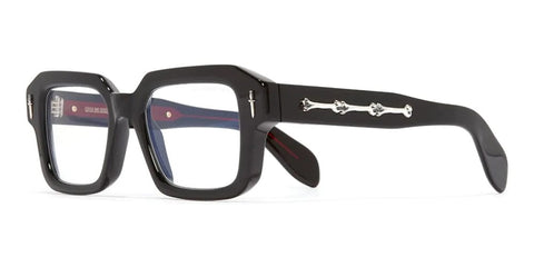 Cutler and Gross x The Great Frog Bones Link Optical GFOP005 01 Black Glasses