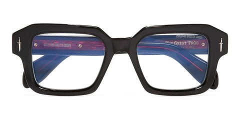 Cutler and Gross x The Great Frog Bones Link Optical GFOP005 01 Black Glasses