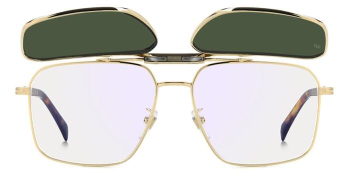 David Beckham DB 1187/G/C J5GUC with Magnetic Clip On Polarised Glasses