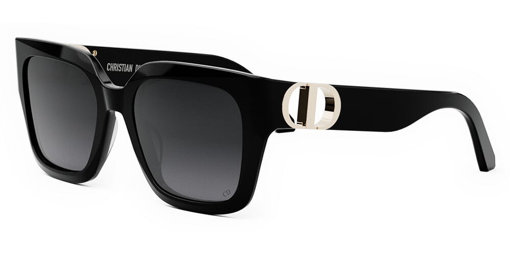 Dior 30Montaigne S8U 10A1 Sunglasses | Black Square Sunglasses - US