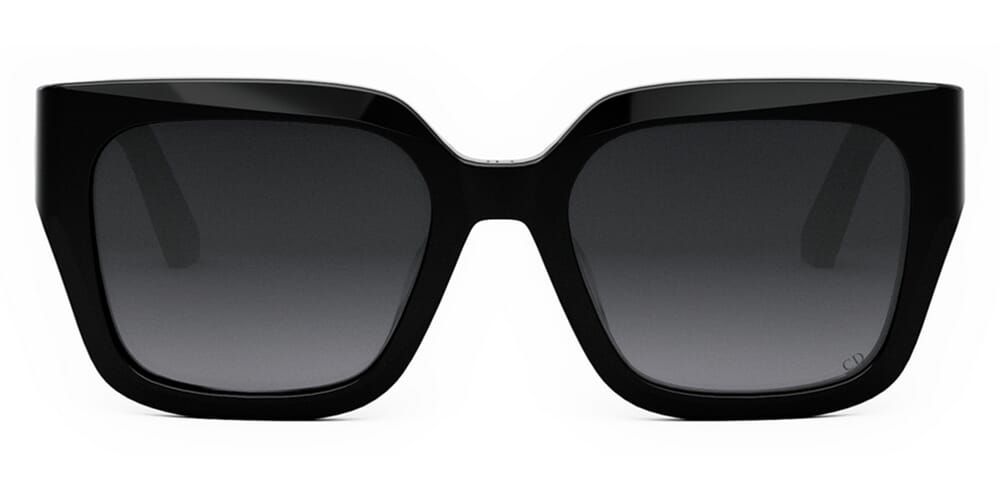Dior Strongerシリーズのサングラス（D2829）ブラック CHRISTIAN DIOR Lady 9522 Black Cannage Paris Logo S2F Sunglasses