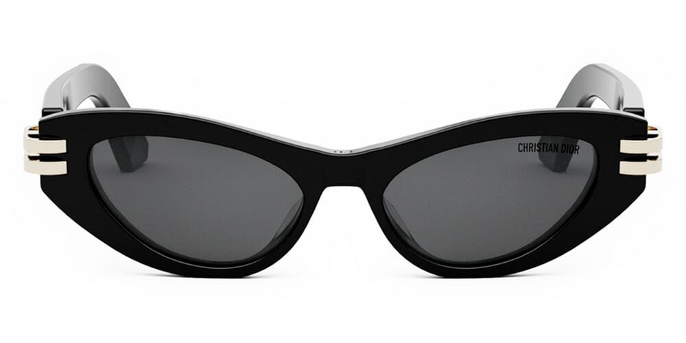 CHRISTIAN DIOR B1U サングラス ディオール 10A0 Dior Cdior B1U 10A0 Sunglasses | Black Cat Eye Sunglasses - US