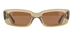DMY Studios Preston DMYSun02TO Transparent Olive Sunglasses