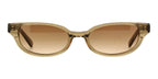 DMY Studios Romi DMYSUN11TO Transparent Olive Sunglasses