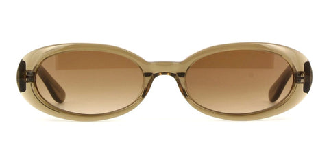 DMY Studios Valentina DMYSUN04TO Transparent Olive Sunglasses