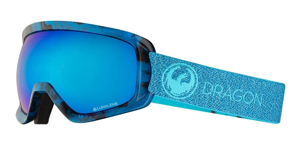 Dragon Ski Mask D3 Mill Blue with Interchangable Lumalens Goggle - US