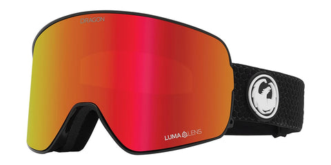 Dragon Ski Mask NFX2 Black LLRedion with Interchangable Lumalens Goggle