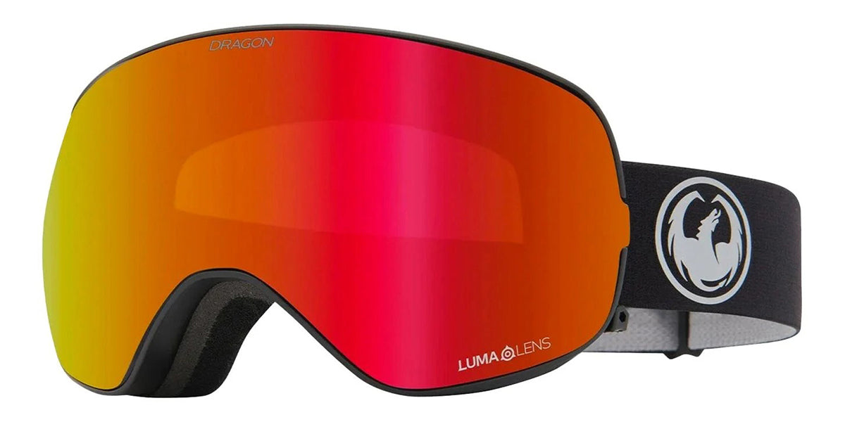 dragon goggles lumalens Dragon Ski Mask X2s Black with Interchangable Lumalens Goggle