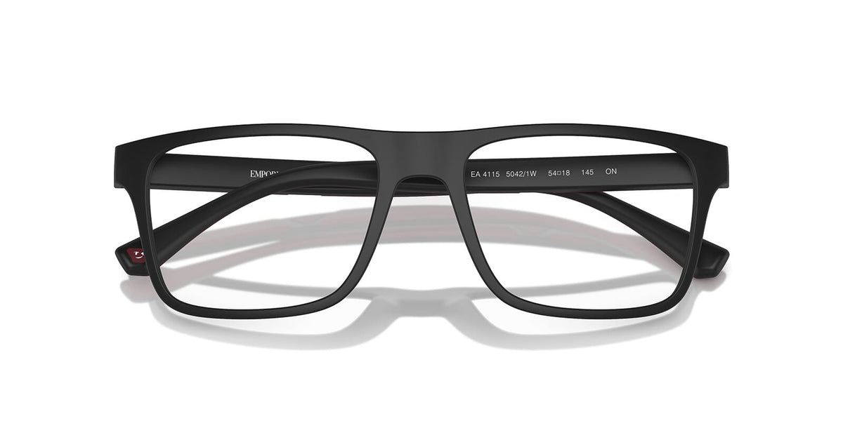 Emporio Armani EA4115 5801/1W with 2x Magnetic Clip-On Sunglasses