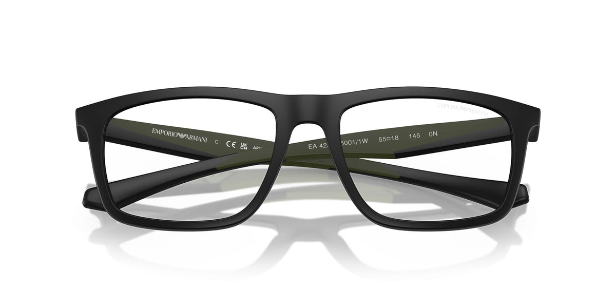 Emporio Armani EA4235 5001/1W with Folding Clip-On Glasses