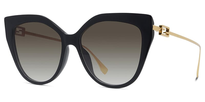 Fendi Baguette FE40011U 01F Sunglasses